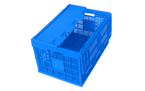 折疊64261帶蓋封底塑料周轉筐