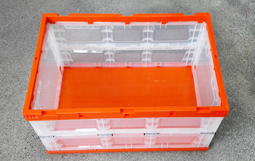 雙色折疊儲物塑料65434周轉箱