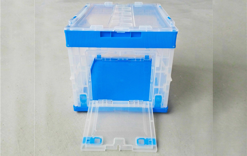 寬邊開(kāi)門(mén)連蓋折疊5336周轉(zhuǎn)箱